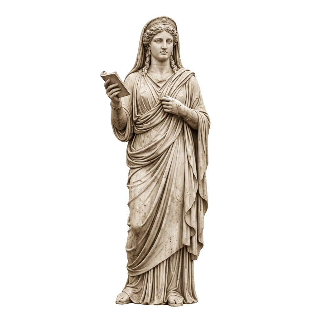 Classical Statue of Wisdom
